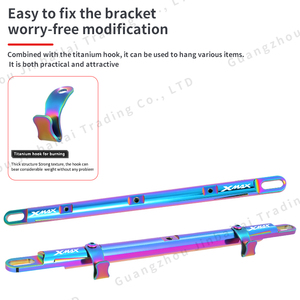 Accesorio de motocicleta CNC herramienta de equilibrio de aluminio grueso negro anticorrosión barra transversal <span class=keywords><strong>GPS</strong></span> para <span class=keywords><strong>XMAX</strong></span> 300 2020-2024 - Product Image 3
