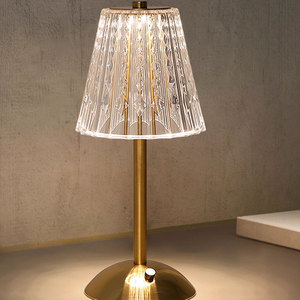 Lámpara de Mesa LED Recargable USB con Control Táctil, Moderna y de Lujo, con Pantalla <span class=keywords><strong>Transparente</strong></span>, Ecológica y Regulable, para Uso en Hoteles y Restaurantes - Product Image 5