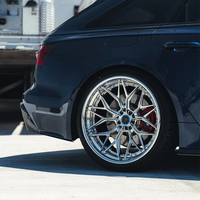 Jantes SRD Custom Polish 5x130 5x120 5114.3 15 18 19 20 21 22 pouces, jantes en alliage d'aluminium forgé concaves en 2 parties pour BMW
