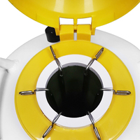 Conteneur de stockage sous pression en acier inoxydable de petite capacité (3L/15L) avec revêtement époxy pour azote liquide, destiné au semence bovine