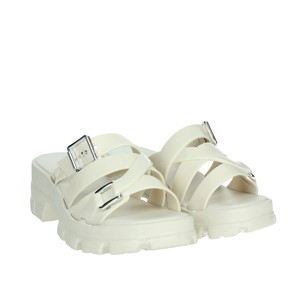 รองเท้าแตะสีดำแฟชั่นสำหรับผู้หญิงสายรัดข้อเท้าหัวแหลม18848พื้นรองเท้า PU ใส่สบายทำจากวัสดุส่วนบนผูกเชือก - Product Image 5