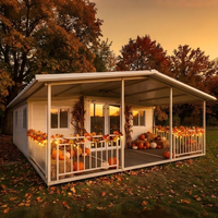 Maison conteneur extensible à double aile de haute qualité 20FT 40FT, préfabriquée, mobile et modulaire, pour habitation, hôtel, dortoir