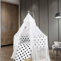 Lit de Bébé Ovale Blanc avec Canapé et Table d'Apprentissage, Lit de Jeu pour Enfants pour Chambre à Coucher ou Usage Hospitalier
