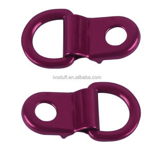 ตะขอเกี่ยวเชือกรองเท้าแบบใหม่ของ Ivoduff สำหรับรองเท้าบูทแฟชั่น  ตะขอโลหะรูตาไก่  ห่วงโลหะรูปตัว <span class=keywords><strong>D</strong></span> สำหรับเชือกรองเท้าเดินป่า - Product Image 4