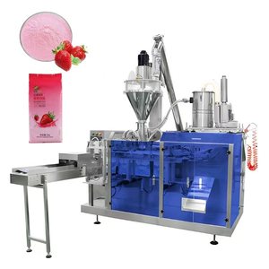Machine de pesage et de remplissage automatique pour sachets préformés de 100g, 200g, 500g, 1000g de poudre de lait probiotique et de poudre de protéines de lactosérum - Product Image 1