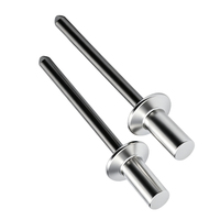 Rivets aveugles M3.2-M5 100PCS en aluminium et fer, à tête fraisée fermée, étanches pour l'étanchéité des tôles ODM/OEM