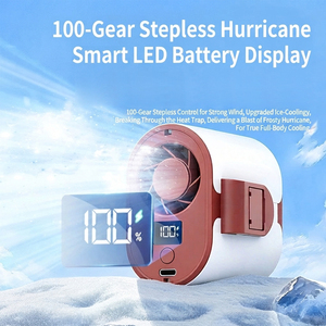 Ventilador de Cintura <span class=keywords><strong>para</strong></span> Exteriores Cuatro en Uno Multifunción, 100 Velocidades, Silencioso, Batería de Larga Duración, Material ABS Pequeño - Product Image 2