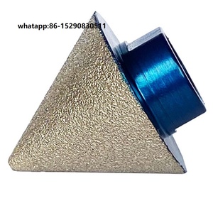 Công Cụ Điện Phụ Kiện Mới Kim Cương Reaming Khoan Mũi Nhọn Nón Phẳng Hình Nón Đá Cạnh Vát Đầu Mài Mũi Khoan - Product Image 2