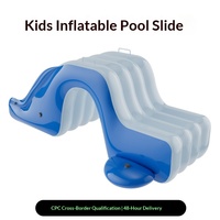 Glissade de piscine gonflable pour bébé, en PVC écologique, glissade aquatique pour enfants