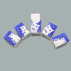 Mini handkerchief Mini pocket tissue Small pack facial tissue Pocket handkerchief Food safe facial tissue