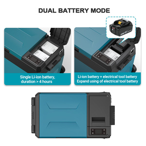 Réfrigérateur portable à double zone, deux batteries, <span class=keywords><strong>petite</strong></span> capacité, 12V, double usage, congélateur, compresseur électrique, design sportif, <span class=keywords><strong>camping</strong></span>, voiture - Product Image 4