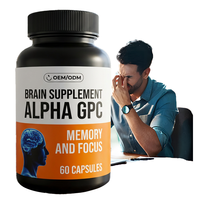 Capsules Alpha GPC 600mg à Marque Blanche OEM/ODM – Soutien Cérébral Nootropique, Mémoire, Concentration, Fonction Cognitive, Sommeil – Usage Adulte