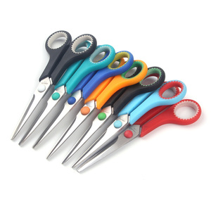 <span class=keywords><strong>Ciseaux</strong></span> <span class=keywords><strong>de</strong></span> bureau polyvalents, confortables à la main, revêtement PVD, acier inoxydable - Product Image 1