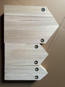 アンティーク小像ミニチュアコレクションディスプレイキャビネット環境に優しい木製ディスプレイスタンドハウス型ハンギングデザイン - Product Image 3