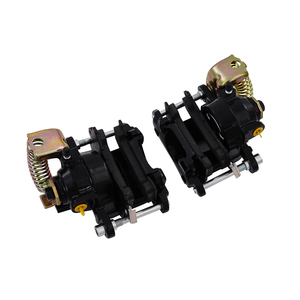 ชุดดิสก์เบรกหลังขนาด 11 นิ้ว แบบเจาะรู/แบบร่อง สีดำ พร้อมคาลิปเปอร์ สำหรับรถเชฟโรเลต อิมพาลา เบลแอร์ สตรีท ร็อด ปี 1955-68 อะไหล่รถคลาสสิก - Product Image 3