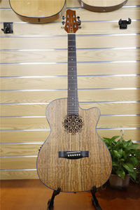 Guitare <span class=keywords><strong>acoustique</strong></span> électrique Smiger 40 pouces, corps en noyer, finition mate, 6 cordes, vente en gros - Product Image 2