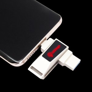 Memoria USB Personalizada 3.0 2 en 1 con LED <span class=keywords><strong>Luminus</strong></span>, Memoria USB Tipo-C al por Mayor con Logotipo LED <span class=keywords><strong>Luminus</strong></span> - Product Image 2
