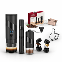 Machine à café portable manuelle à capsules avec fonction expresso, compacte et idéale pour les voyages, pour la maison et le bureau