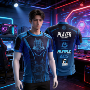 Camiseta de Esports Personalizada OEM 100% Poliéster, Sublimación Completa, para Equipos de Gaming - Product Image 5