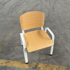 Rắn gỗ sinh viên đại học ký túc xá Ghế Trường Lớp học đào tạo ghế nghiên cứu dày - Product Image 6