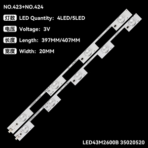 Led40m2600b 35020599 SZKK40D04A-ZC21FG-01 led40m2600b 35020586 TV đèn nền LED Strip cho <span class=keywords><strong>Konka</strong></span> led40e330c led40f2600c - Product Image 2