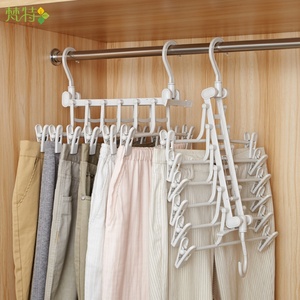 Pinza Multifuncional para Colgar Ropa, Ahorra Espacio, Capacidad para 6 Pantalones, Ideal para Familias - Product Image 5