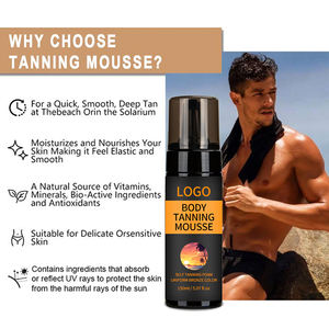 Etiqueta privada Loción de protección solar natural Espuma autobronceadora saludable Bronceador corporal <span class=keywords><strong>Manchas</strong></span> oscuras Mousse de bronceado de la piel - Product Image 4