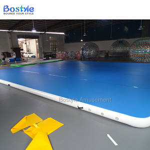Haute qualité 15mm d'épaisseur PVC <span class=keywords><strong>AirTrack</strong></span> <span class=keywords><strong>GYM</strong></span> gymnastique <span class=keywords><strong>tapis</strong></span> de sol gonflable pour acrobaties Air Tracks - Product Image 4