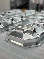 Servicios de Mecanizado CNC de Precisión, Soportes de Montaje en Ángulo Anodizados, Piezas de Hardware para Equipos de Procesamiento Industrial