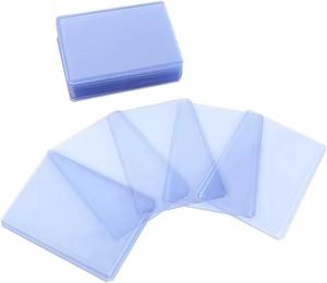 En gros, protège-cartes Top Loader semi-rigides transparents en PVC pour cartes photo, personnalisés en usine - Product Image 2