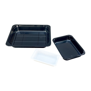 Barquette alimentaire CPET, compatible micro-ondes et four, avec logo personnalisé - Product Image 6