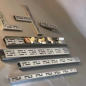 ตะแกรงระบายน้ำฝักบัวทำจากสเตนเลสสตีลท่อระบายน้ำแบบเส้นตรงพร้อมตะแกรงป้องกันการอุดตันท่อระบายน้ำฝักบัวแบบเส้นตรง - Product Image 1