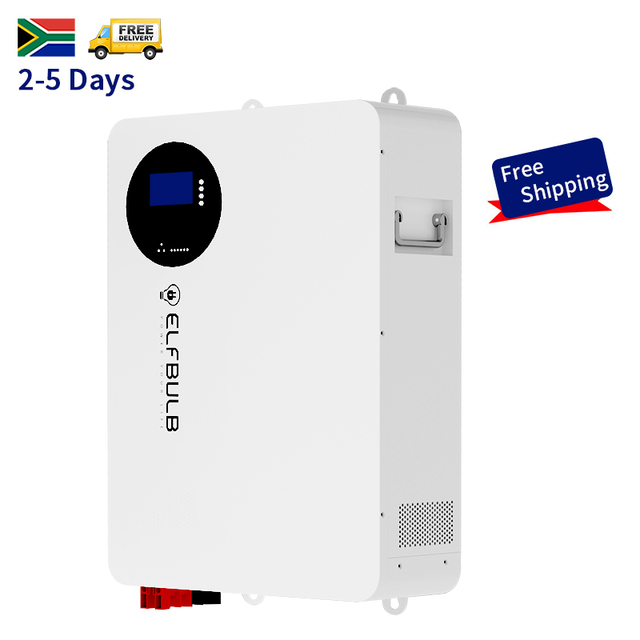 In Stock SA Powerwall Lifepo4 Lithium Ion Battery 51.2v 5kwh 100ah Wall Mounted Home Solar Energy Storage Battery