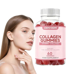 Gummies de collagène sans sucre avec biotine <span class=keywords><strong>et</strong></span> <span class=keywords><strong>vitamine</strong></span> C pour favoriser la croissance des cheveux, éclaircir la peau <span class=keywords><strong>et</strong></span> renforcer les ongles – Complément alimentaire - Product Image 1