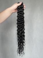 Extensions de Cheveux Humains Vierge Brésiliens Ondulés, Double Trame Faite à la Machine, Cuticules Alignées, Vente en Gros Usine, Garantie 3 Ans