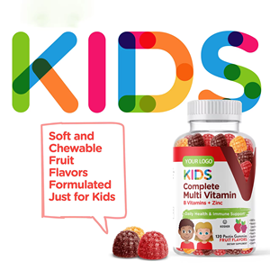 WELLBODY OEM/ODM <span class=keywords><strong>private</strong></span> <span class=keywords><strong>label</strong></span> fornitura di fabbrica Halal naturale multivitaminico gommoso organico per bambini supporto e miglioramento del corpo - Product Image 2