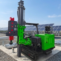 TZmachinery TZ585 52KW Perforadora de Pilotes Solar Compacta sobre Orugas |   Motor Diésel ChangChai 4m para Estacas, Destornillador Solar con Certificación CE ISO9001