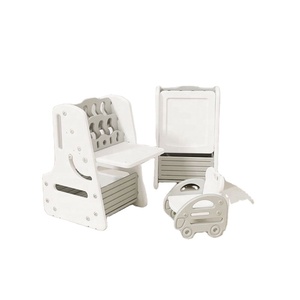 Mesa y Silla de Dibujo Multifuncional Moderna <span class=keywords><strong>para</strong></span> Niños con <span class=keywords><strong>Pizarra</strong></span> y <span class=keywords><strong>Pizarra</strong></span> Blanca, Almacenamiento de Juguetes <span class=keywords><strong>para</strong></span> Uso Escolar y en el Dormitorio - Product Image 1