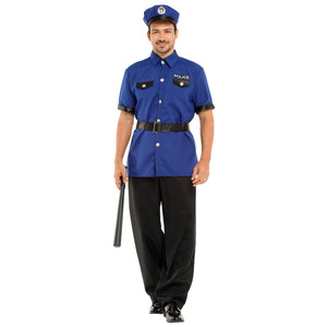 Vente en gros d'uniformes de <span class=keywords><strong>police</strong></span> pour hommes Costumes d'Halloween pour adultes Costumes d'officier pour la fête de jeu de rôle - Product Image 4