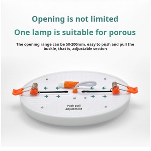 Cuadrado Panel De Techo De Forma Redonda Led <span class=keywords><strong>Plafon</strong></span> 22 + 4W Panel De Luz - Product Image 3