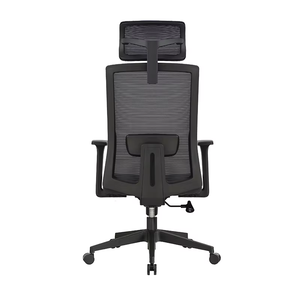 Chaise de bureau ergonomique moderne pivotante et inclinable avec dossier réglable en hauteur, en maille, pour usage domestique ou professionnel - Product Image 3