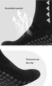 कस्टम पकड़ मोजे तौलिया नीचे गैर-पर्ची एथलेटिक फुटबॉल पकड़ मोजे पुरुषों के लिए महिलाओं के लिए विरोधी पर्ची फुटबॉल मोजे - Product Image 3