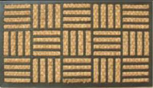 Alfombrilla de entrada sin cepillo de goma de coco de alta calidad, duradera, antideslizante, para atrapar la suciedad, fácil de limpiar, diseño moderno y elegante - Product Image 4