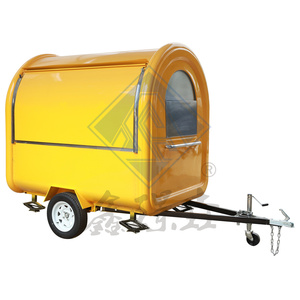 Fabrication en usine 220CM rue ronde bon prix crème glacée personnalisée avec cuisine complète remorque de camion de nourriture mobile à vendre - Product Image 3