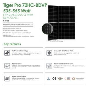 JINKO แผงโซลาร์เซลล์ bifacial 495W 500W 505W 535W 540W 545W 550W 555W 610W 700W 710W - Product Image 2