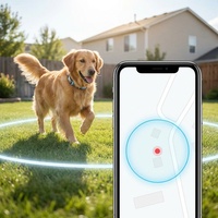 Collier intelligent magnétique de suivi de santé pour animaux de compagnie avec GPS 4G/5G, capteur de fréquence cardiaque, conception étanche, localisation en temps réel, anti-perte