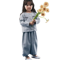 Ensemble veste et pantalon en tweed personnalisé de haute qualité pour petites filles Design par Gaoteng
