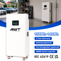 Kedatangan Baru Kit Kotak DIY Baterai LiFePO4 16KWH 51.2V 314Ah 8000 Siklus JK 200A BMS Penyimpanan Energi Surya Rumah Kit Baterai DIY