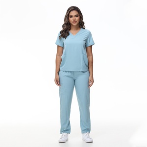 Tenues de haute qualité, bon marché et tendances, confortables pour les professionnels de la santé, ensembles d'uniformes d'allaitement en tissu doux - Product Image 3