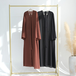 Maxi abito in Abaya con perline di lusso di moda 2025 di moda modesta - Product Image 5